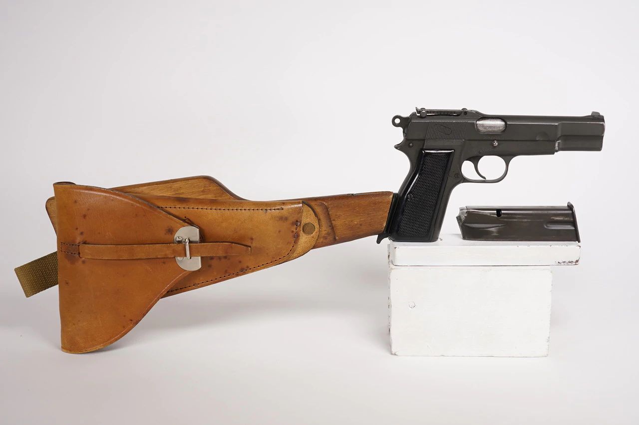 RARE Browning Hi Power Full Auto Machine Pistol RARE 9mm - Image 5